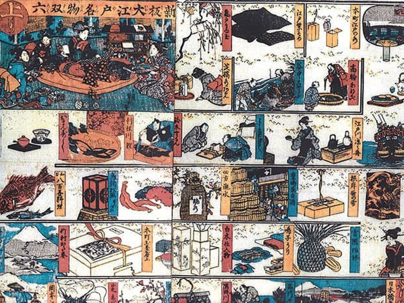 赤坂四方の歴史を伝える絵図